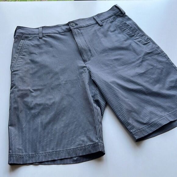 Adidas Striped Poly Shorts Mens 33/10 - Picture 1 of 7